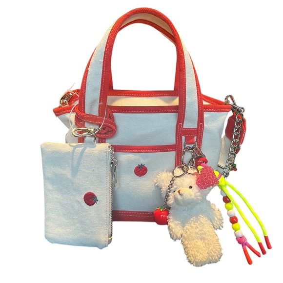 Madden Girl Handbags - NWT Virtual Madden Girl MINI Tote (tomato)